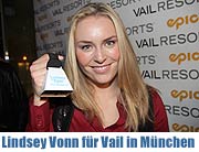 USA / Colorado: Winterurlaub in Vail: Lindsey Vonn wurde in München als neues Testimonial für die Vail Resorts vorgestellt (Foto: Martin Schmitz)